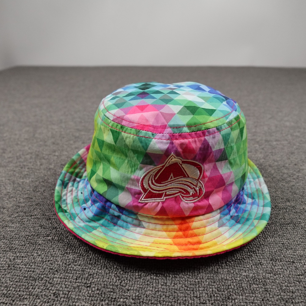 Colorado Avalanche Hat Bucket Boys One Size Multi NHL Hockey New Era Youth